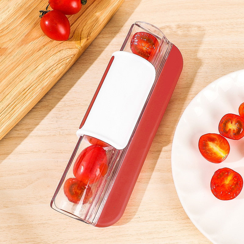 CherryChomp - Portable Cherry Tomatoes Grape Slicer – lunchley